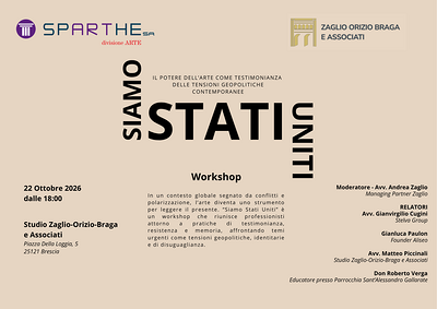 Workshop: "Siamo Stati Uniti Brescia"