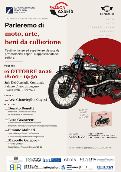 Workshop: "Passion Assets 2026 Lugano"